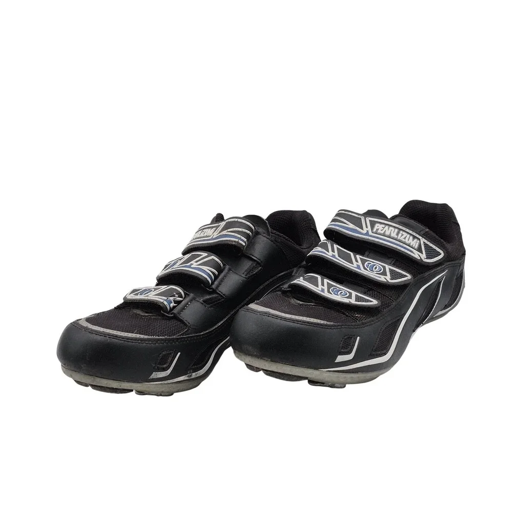 Pearl Izumi Mountain Cycling‎ Shoes Mens 7.5 EU 40 Black SPD 2-Bolt MTB Cleats